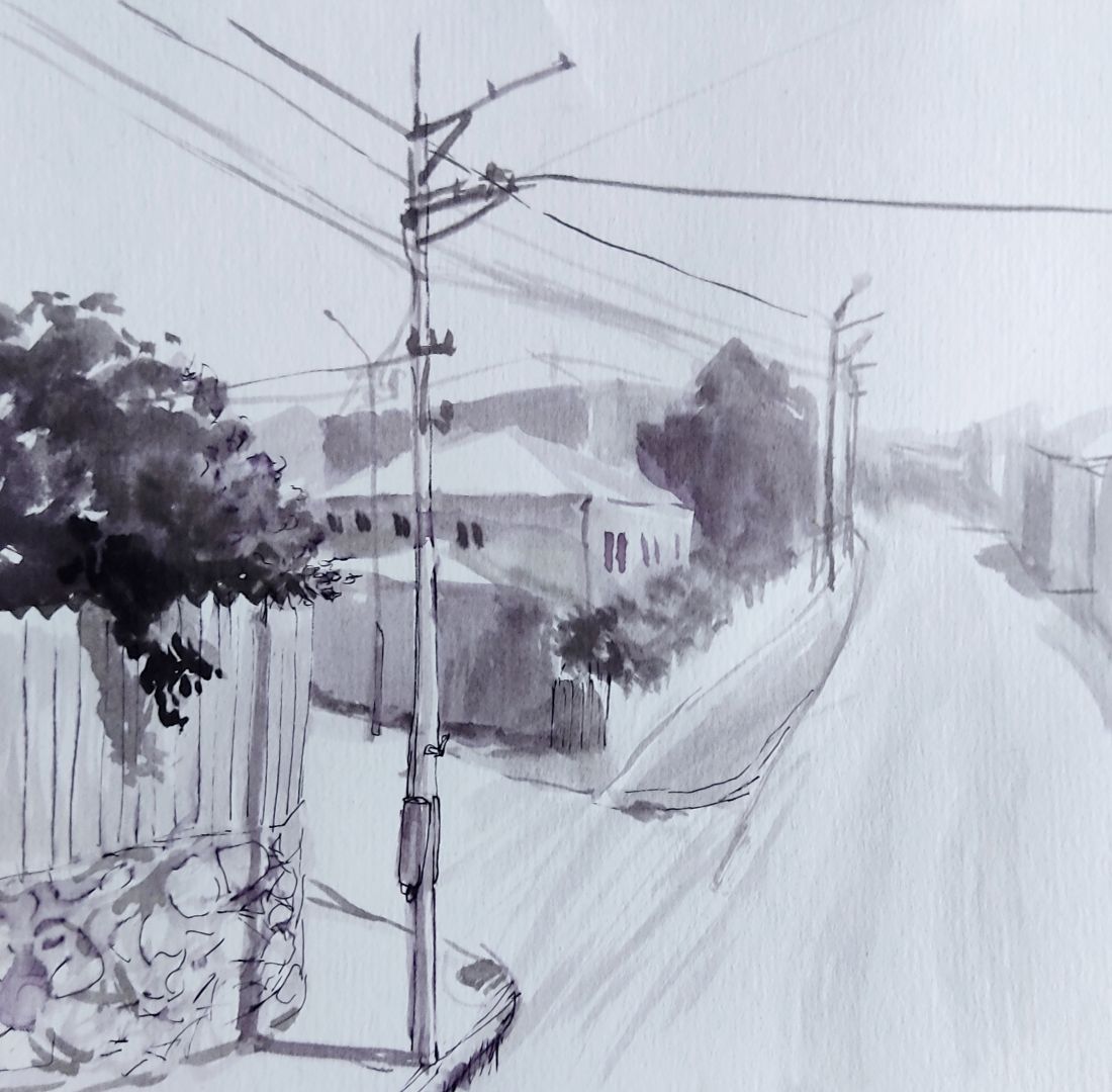 street Lesia Ukrajinka in Kutaisi